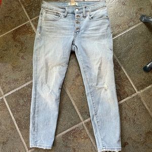 Madewell high rise skinny jeans